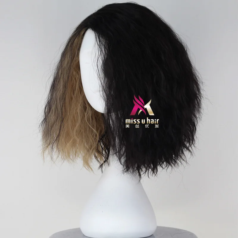 Лидер продаж парик для косплея синтетические короткие кудрявые мужские волосы