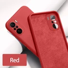 Жидкий силиконовый чехол для Xiaomi Redmi Note 10, 9, 8, 7 Pro, 9S, 8T, 9A, 9C, 9T, 8A, Mi Note 10, 11, 10T Lite, Poco F3, M3, X3 Pro