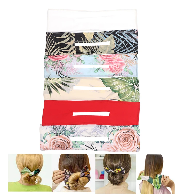 

Agile Women's Sandwich Hair Styling Headband Hair Twist French Stylish Hair Roll Vintage Party Hair Styling Buns for Women