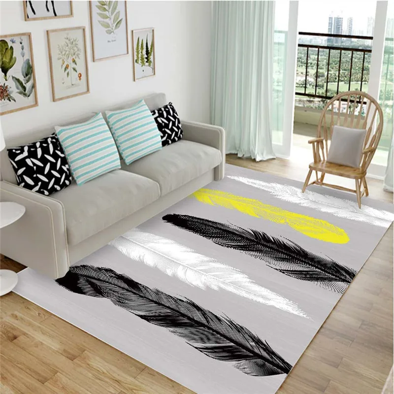 

Nordic Geometric Simple Home Area Rugs And Carpets For Living Room Bedroom Large Size Parlor Carpet Mat Floor Antiskid Tapetes