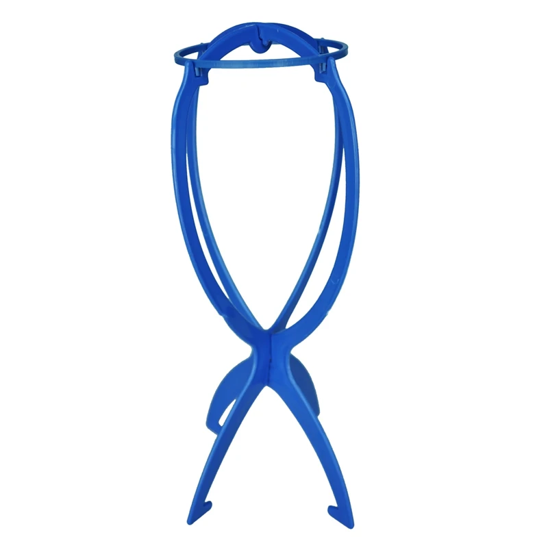 Пластиковый держатель для парика-накладка цвета лазурный | Обустройство дома