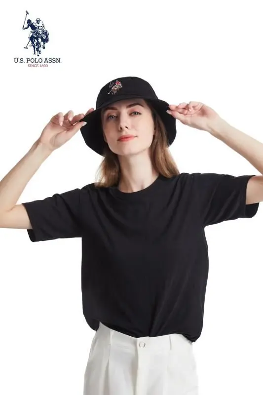 U.S.POLO ASSN.2021 новая шляпа рыбака для пар хлопковые черные белые всесезонные