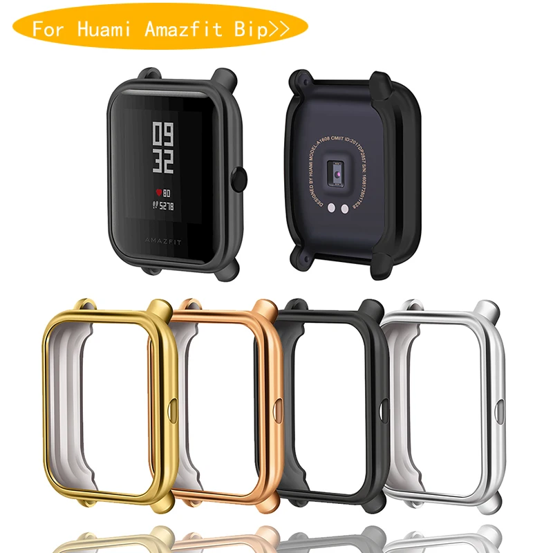 Amazfit Bip чехол протектор для Huami аксессуары Xiaomi Бампер Покрытие ТПУ Защита