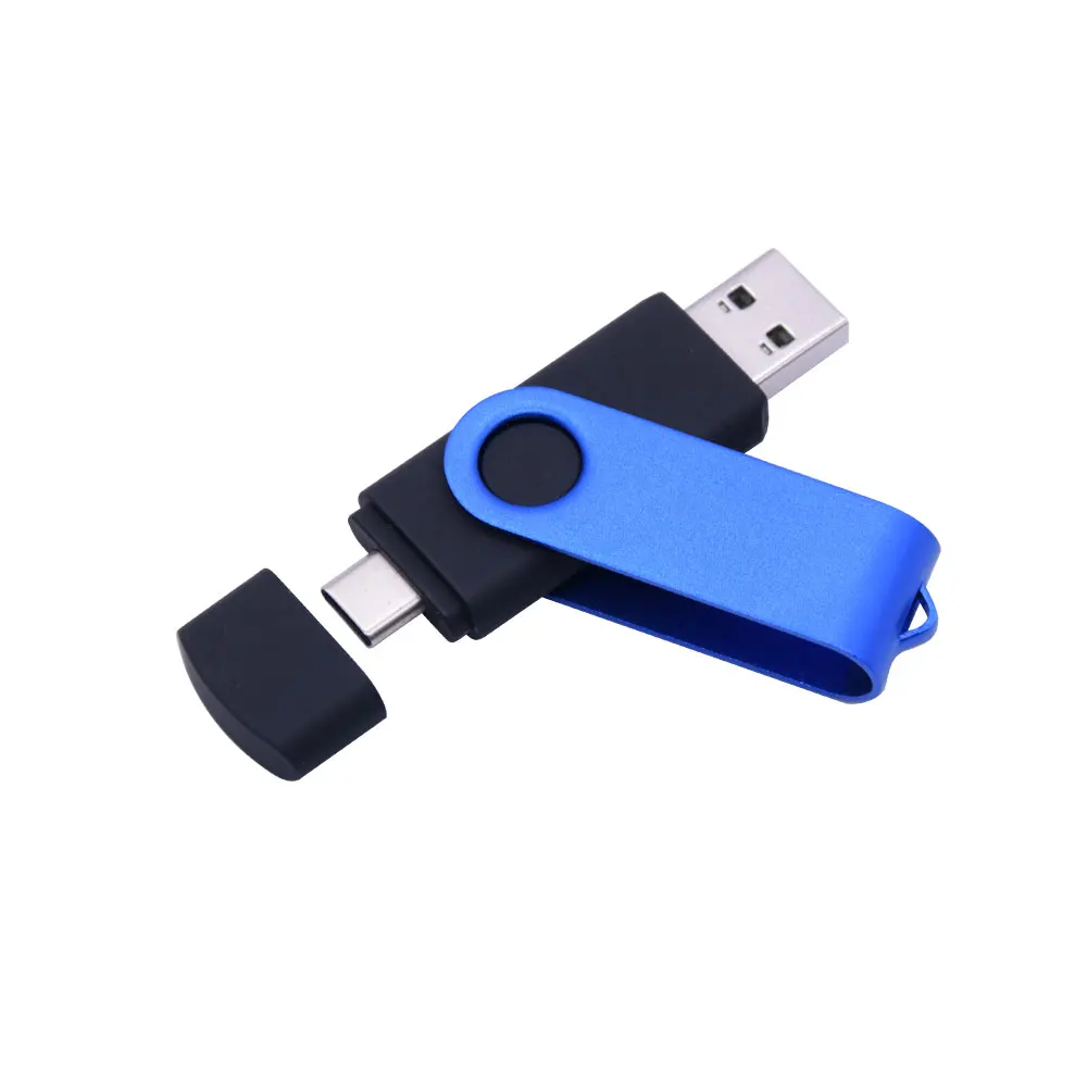 Смарт OTG Type C Флешка 64 Гб Usb флеш накопитель 32 16 Cle 2 0 8 ГБ 4 для телефона карта памяти
