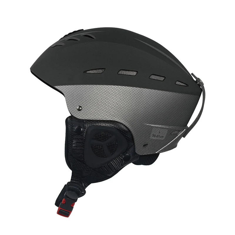 Профессиональный лыжный шлем ABS + EPS материал унисекс теплый ветрозащитный