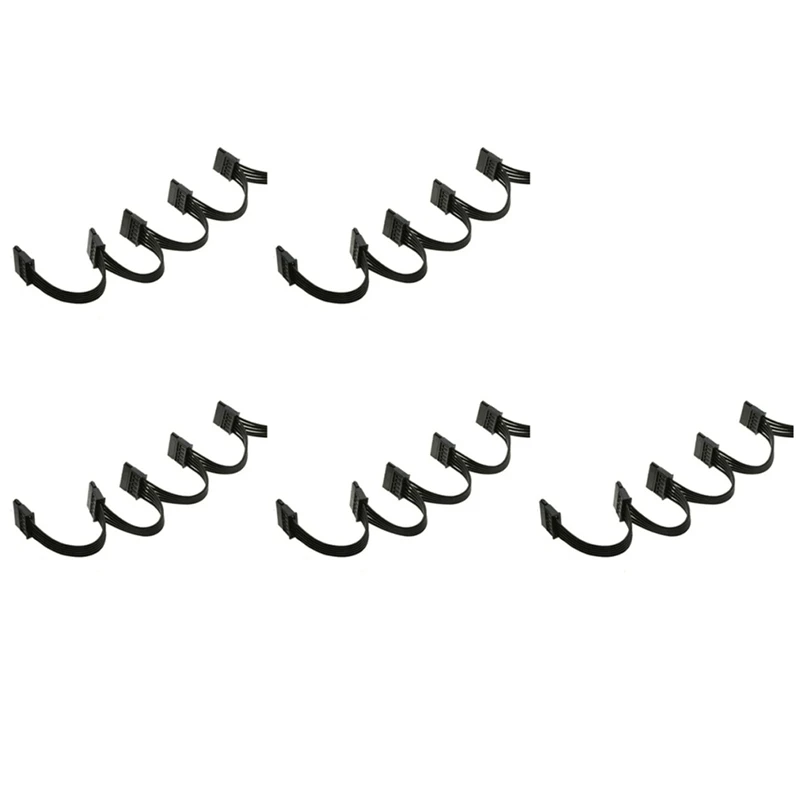 

5 шт., кабель-разветвитель для жесткого диска, 4 контакта, Ide, от 1 до 5 Sata