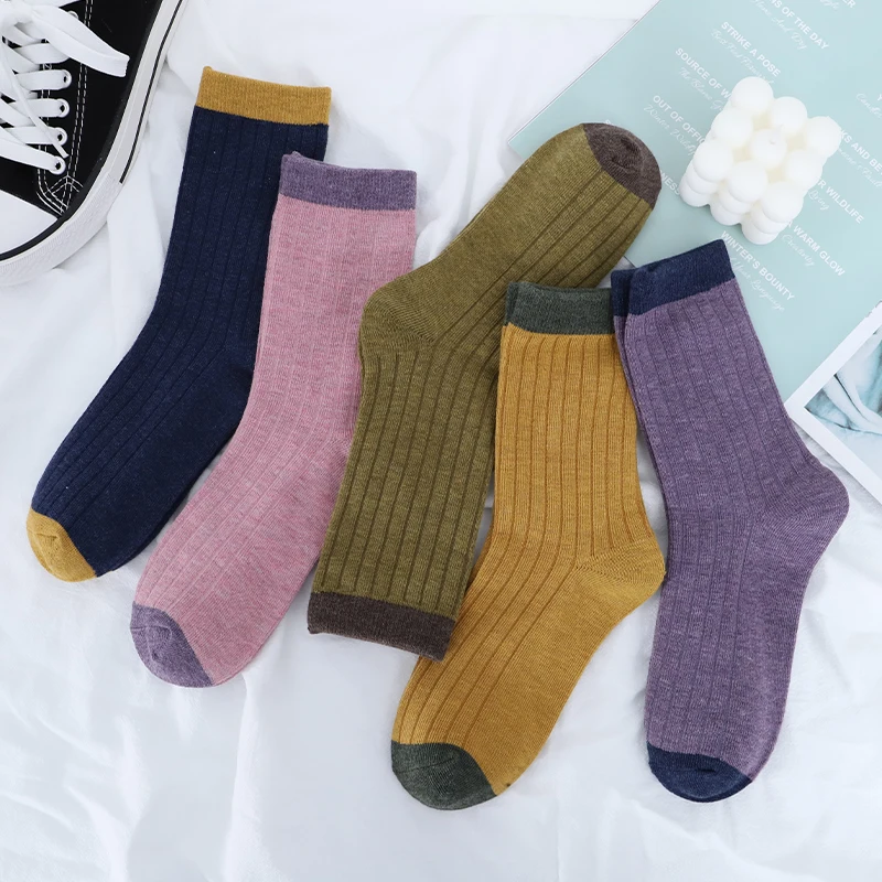 

Носки женские и мужские, из чистого хлопка, в спортивном Корейском стиле, 1 пара