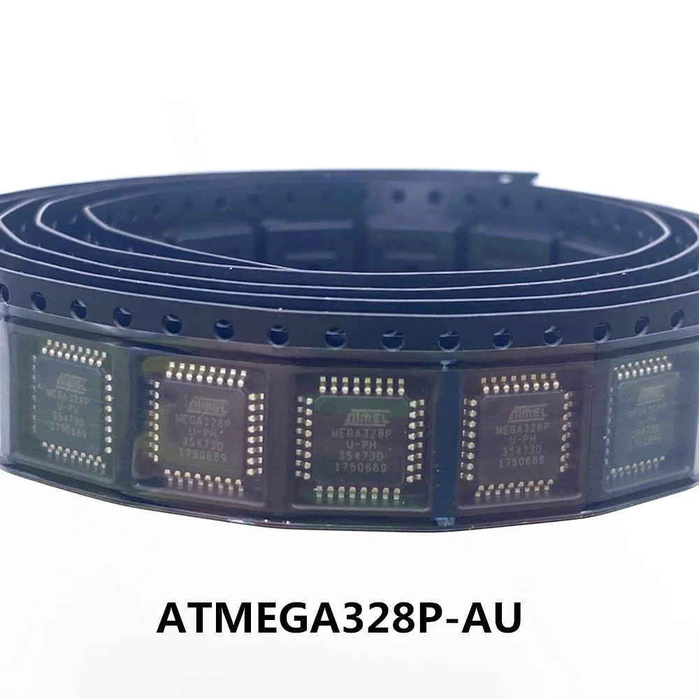 Новый и оригинальный чипсет с интегральной схемой, модель QFP32 ATMEGA328P AU ATMEGA328 MEGA328P ATMEGA328P-AU TQFP SMD, 1 шт.