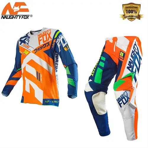 Orange Костюм для мотокросса 360 Divizion полный комплект Джерси брюки комбо MX Dirt Bike Внедорожный гоночный комплект передач - Цвет: Orange