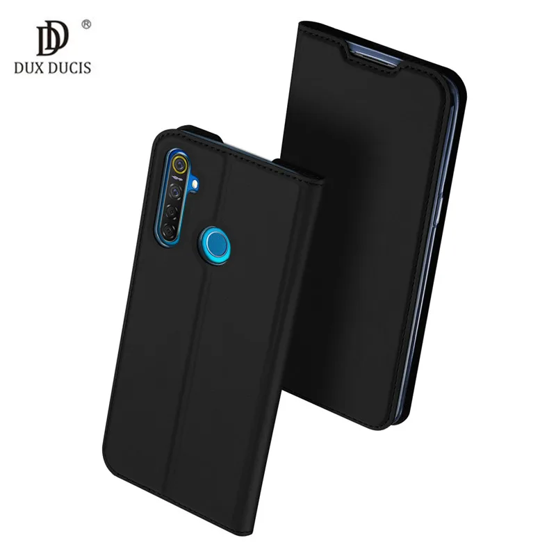 Чехол-книжка для OPPO Realme 5 Pro 5Pro кожаный чехол-книжка Q магнитный откидной Чехол