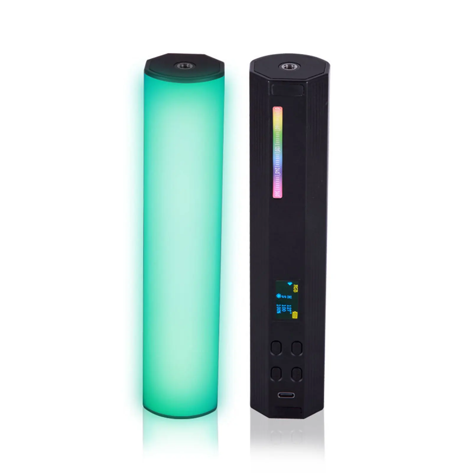 

Студийный ручной магнитный светильник с регулируемой яркостью 2500K 9000K USB Перезаряжаемый RGB Цветной портрет светодиодная подсветка для видео...