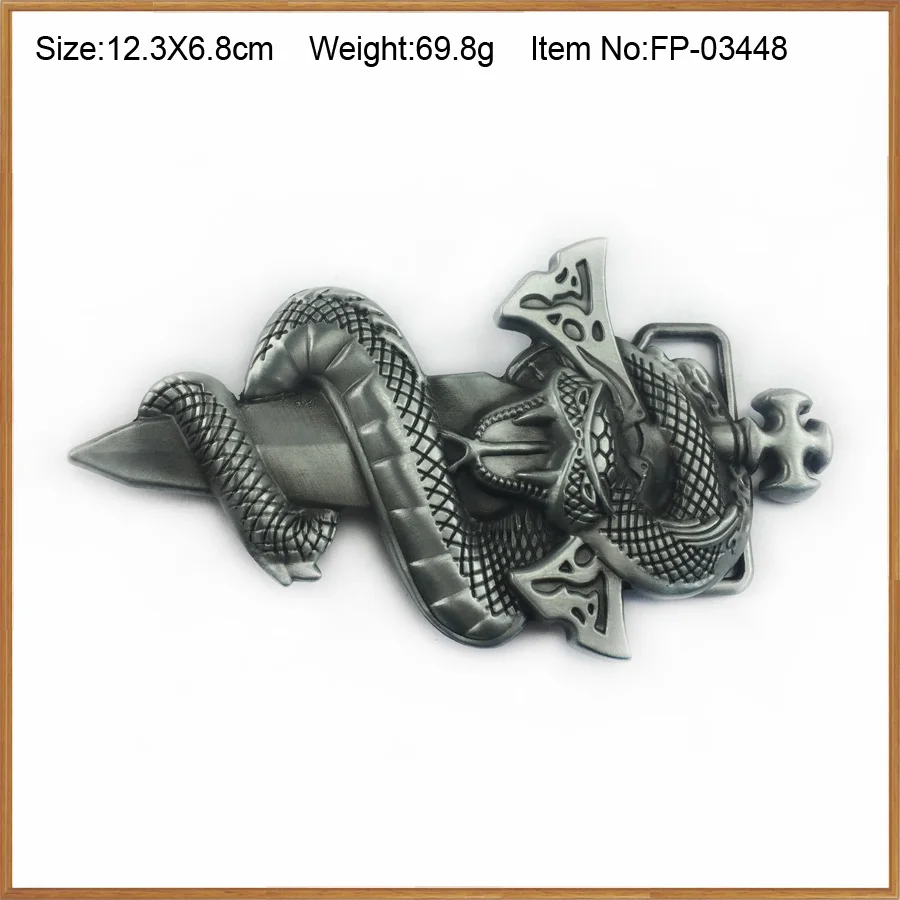 BuckleClub цинковый сплав Кобра пряжка для ремня в западном стиле ковбойский ремень с