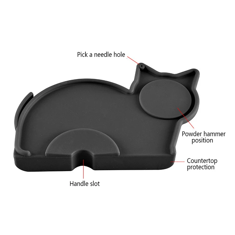 Кухонный силиконовый коврик для темпера кофе настольный нескользящий мягкий