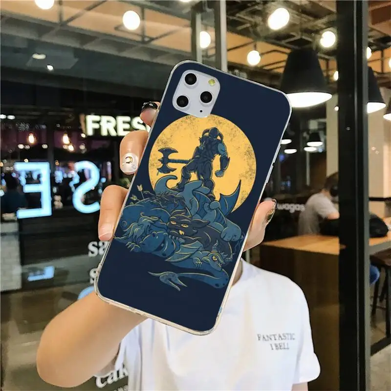 Чехол-накладка для iPhone 11 pro XS MAX 8 7 6 6S Plus X 5S SE 2020 XR с рисунком в стиле Скайрима |