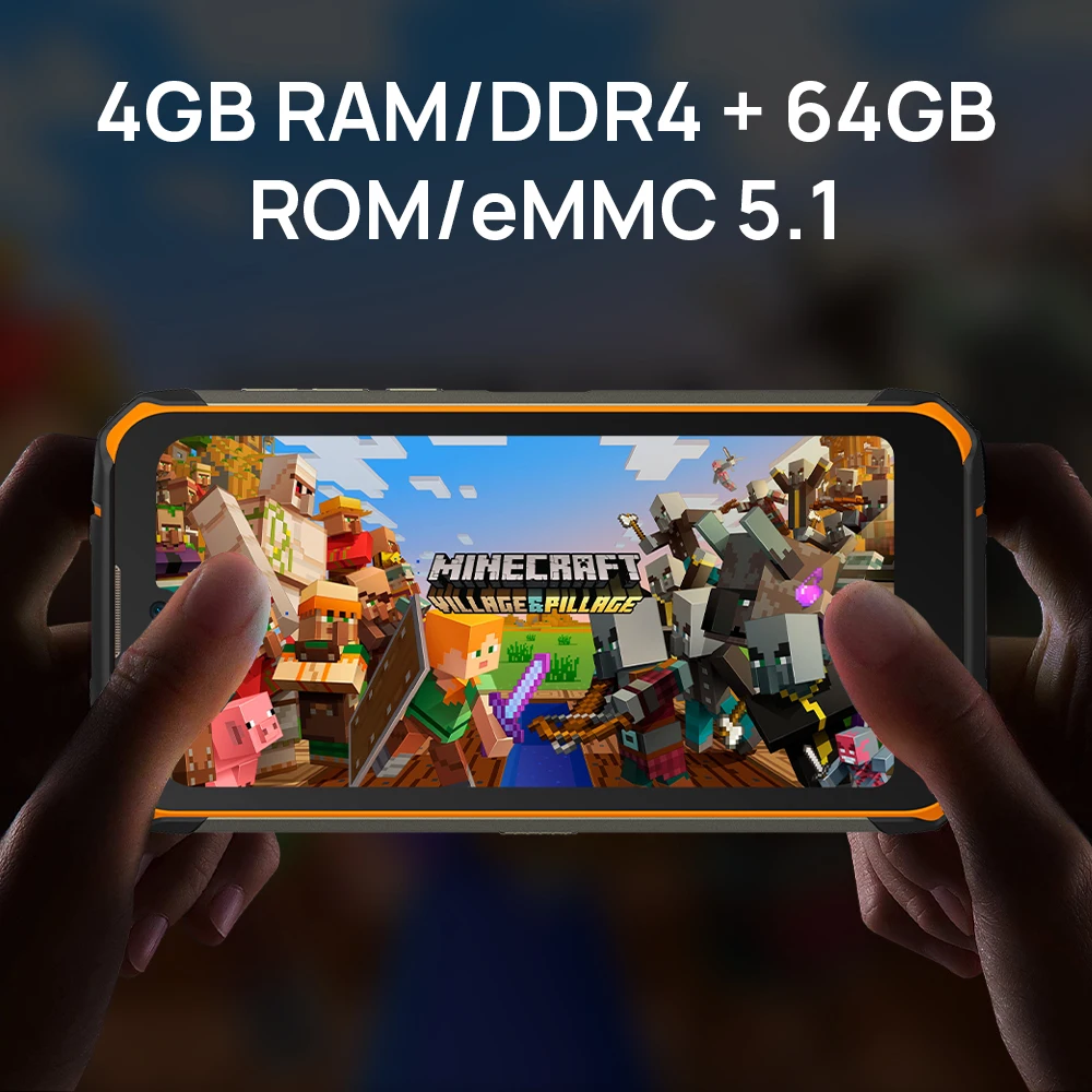 DOOGEE S59 Rugged Phone 10050mAh Super Battery Smartphone 4GB+64GB Mobile phone IP68/IP69K 2W Loud Volume Speaker Celular