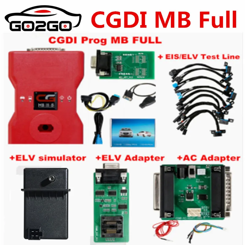 Оригинальный CGDI Prog MB для Benz поддержка всех ключей потерянный ключ самый быстрый