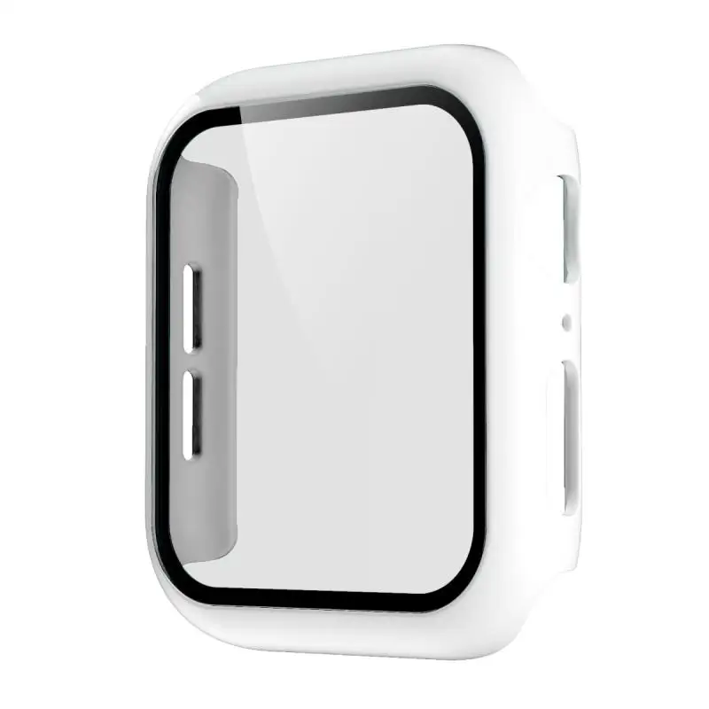 Новый чехол для Apple Watch 4/5/6 поколения Чехол из поликарбоната с закаленной пленкой