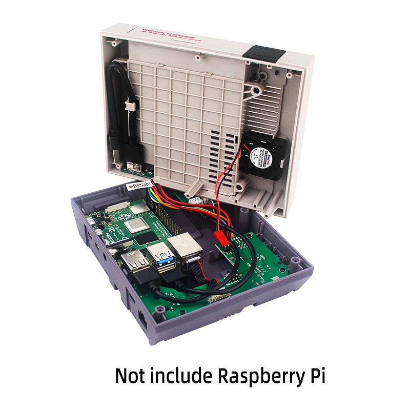 Чехол для Raspberry Pi 4 Retroflag NESPi4 с 2 5 дюймовым SSD картридж NES безопасным отключением