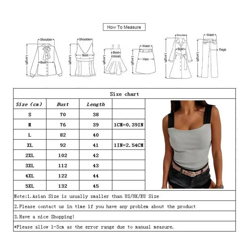 

Fashionable Sleeveless Color Slim Vest Tops Summer Plus Tops Clothing Size For Women Camisole For Women Sexy Casual K7J7