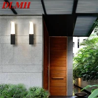 dlmh outdoor sconce light waterproof ip65 led modern wall lamp creative decorative for patio garden porch balcony