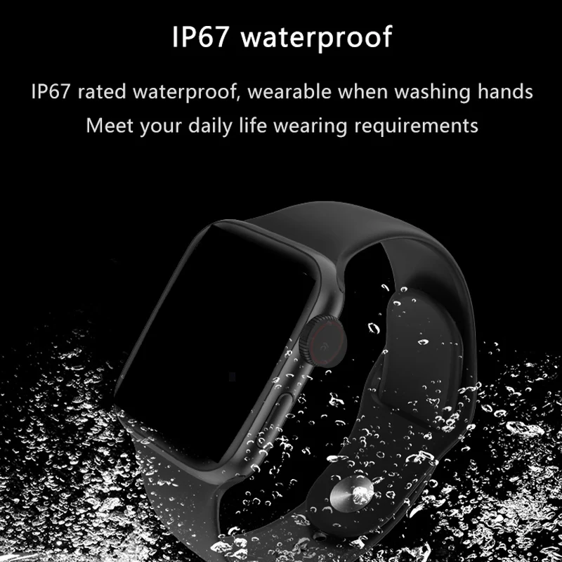 W68 Смарт часы Bluetooth серии 5 фитнес трекер браслет монитор сердечного ритма iwo 15 lite