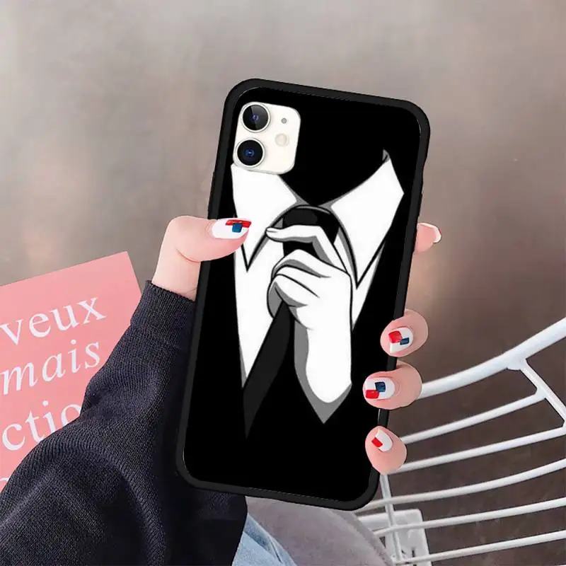 

homme chemise cravate Phone Case for iPhone 11 12 pro XS MAX 8 7 6 6S Plus X 5S SE 2020 XR mini