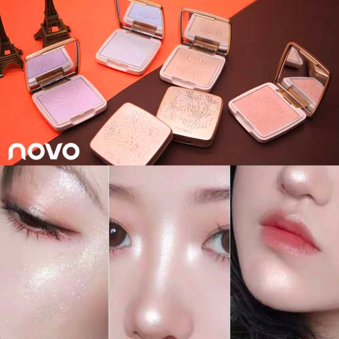 Хайлайтер для лица бронзаторы палитра Набор румян макияжа контур мерцающая