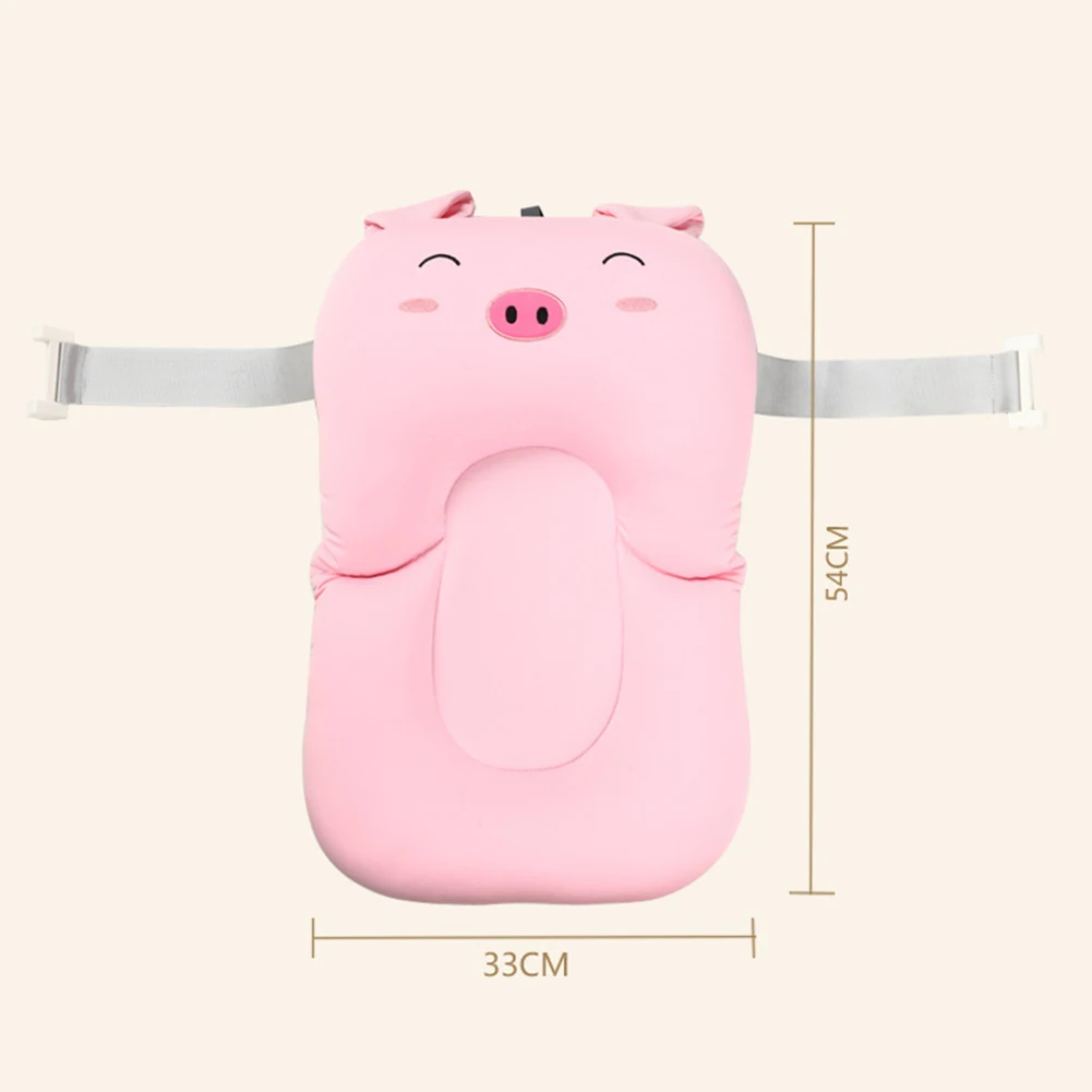 

Portable Baby Bath Mat Foldable Non Slip Infant Shower Bather Bathtub Seat Newborn Safety Support Cushion Soft Pillow Pad