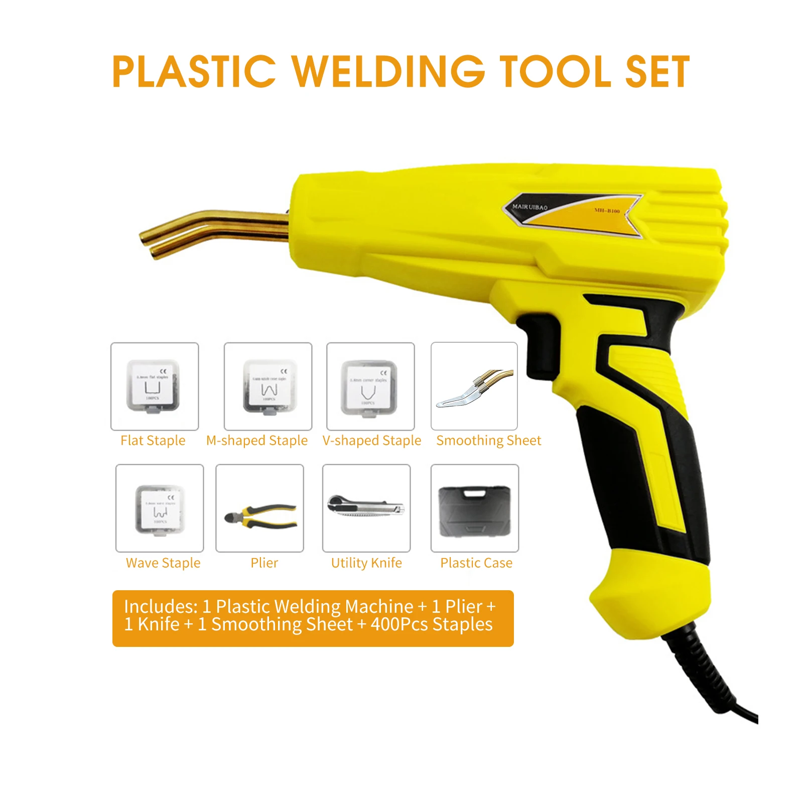 Автомобильный комплект для бампера 100 Вт пластиковый сварочный аппарат