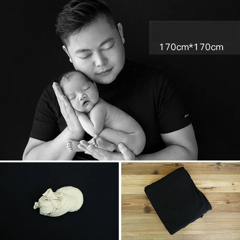 

2021 Newborn Shooting Props Baby Children Photo Studio Shooting Scene Shooting Auxiliary Black Light Absorption Background Cloth