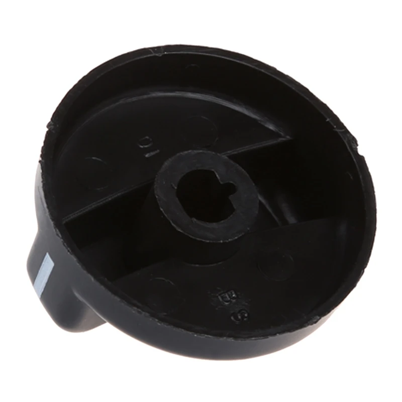 

6 PCS Kitchen Black Plastic Gas Stove Cooker Control Knobs