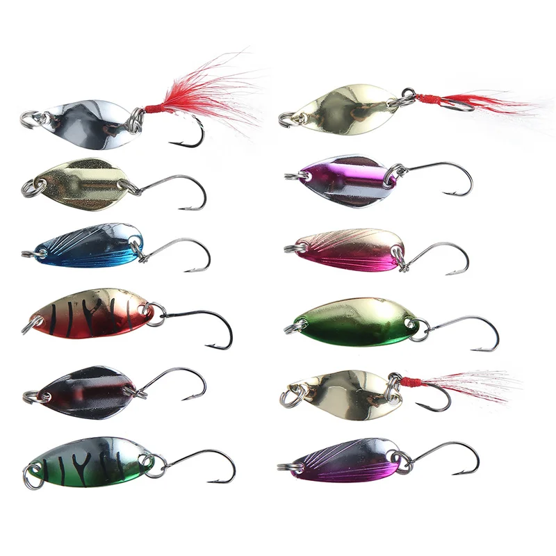 Набор ложек для форели прочные наборы рыболовных приманок чистая приманка набор