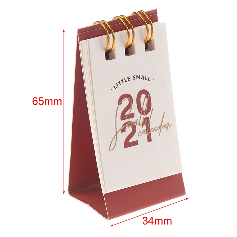 

2020 2021 Creative Desktop Ornaments Portable Work Note Calendar New Year Plan Schedule Back To School Mini Desk Calendar