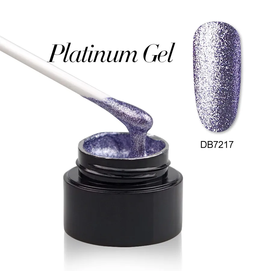 Гель-лак для ногтей полуперманентный с золотыми блестками | Красота и здоровье