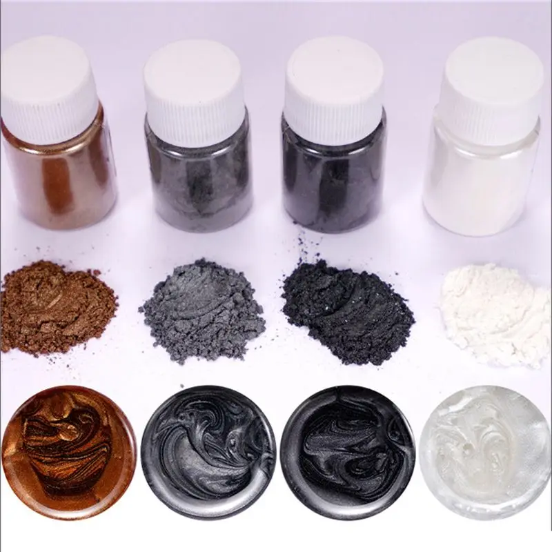 Перламутровые пигменты Aurora Resin Mica 21 цвет создание ювелирных изделий | Украшения и