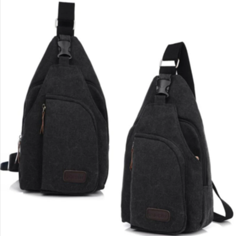 Холщовые нагрудные сумки Спортивная Многофункциональная уличная сумка
