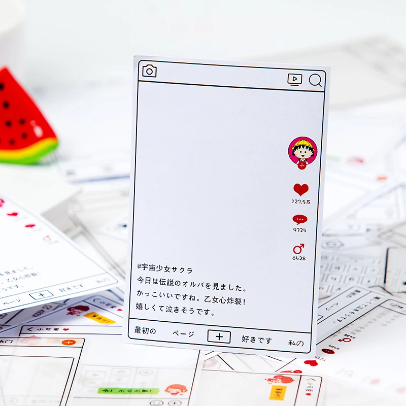 20Pcs/Set Travel Notepad Memo Simple Dialog Sticker DIY Craft Scrapbooking Album Junk Journal Happy Planner Decorative Stickers |