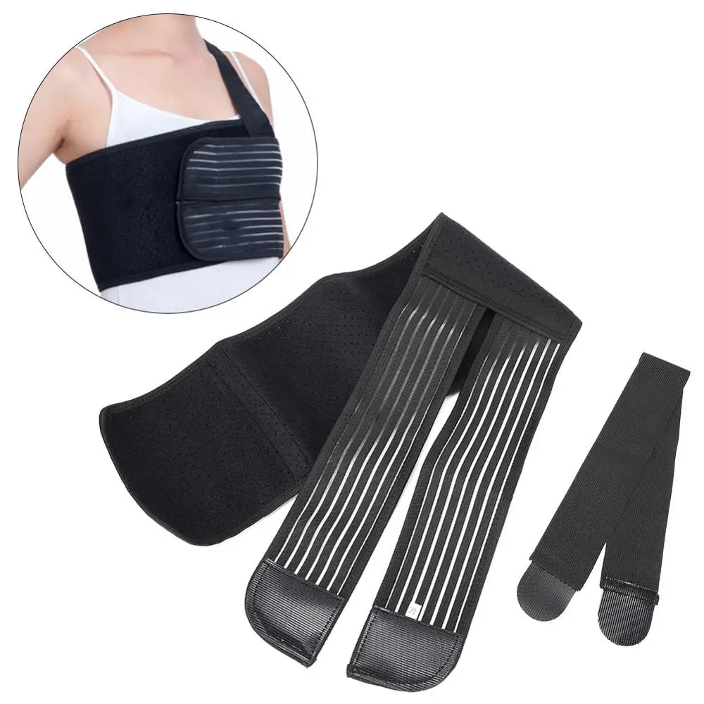

Rib Chest Support Brace Breathable Dislocated Ribs Protection Postoperation Belt M