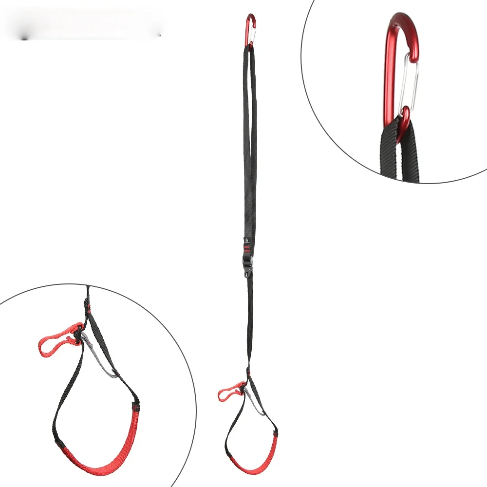 

Professional Adjustable Webbing Foot Loop Climbing Polyester Foot Loop Ascender Belt Device Band Rock Climbing Equipment