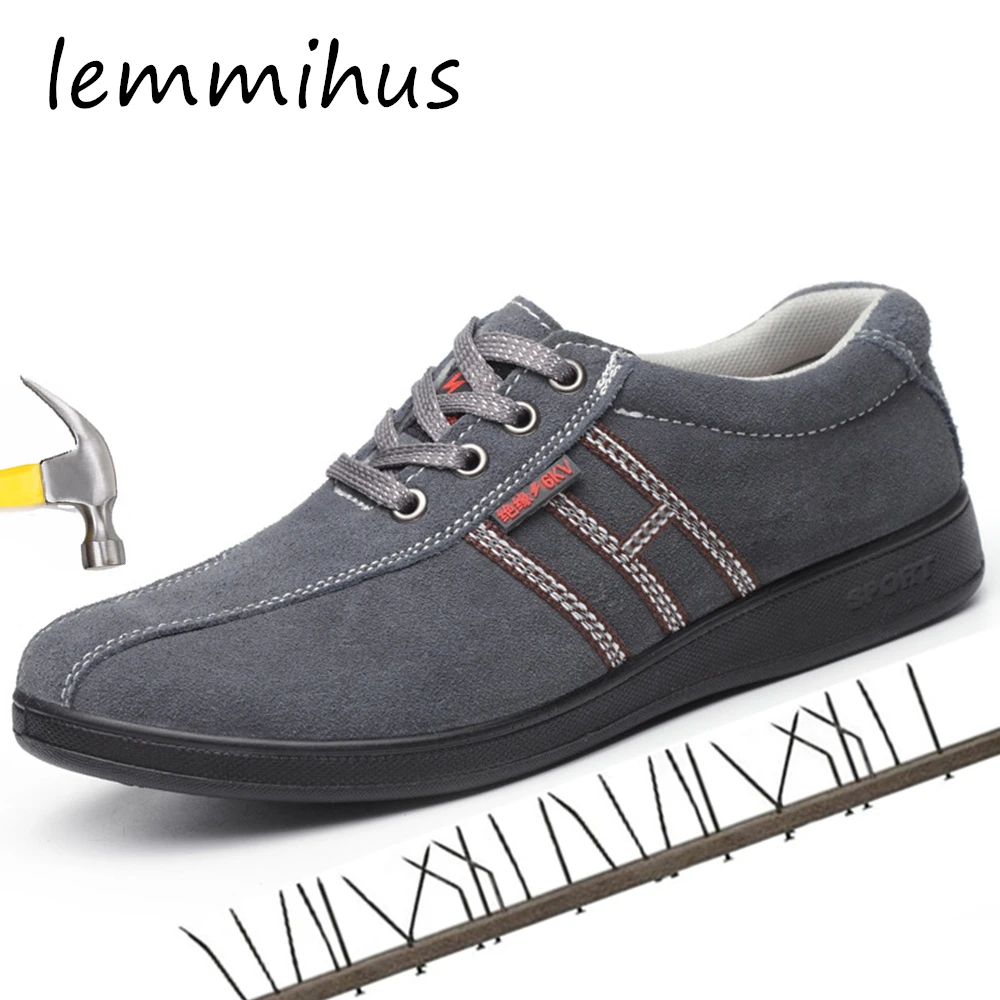 Непромокаемая кожаная дышащая легкая Нескользящая Повседневная Рабочая обувь с