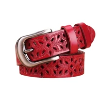 new womens belt with hollow pattern luxury belt designers women vintage pin buckle strap 2 8cm