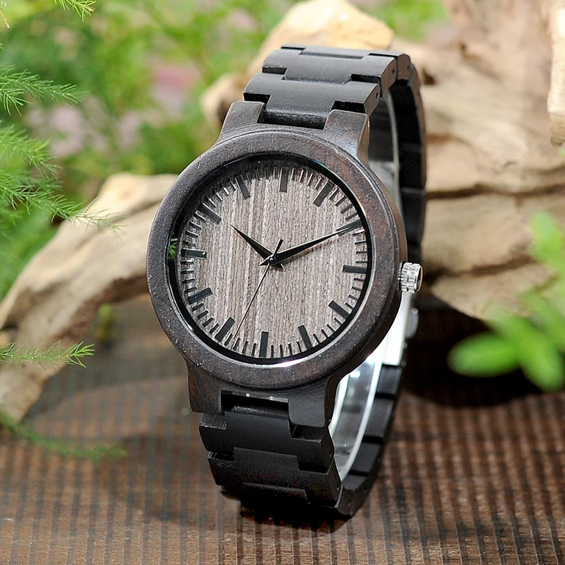 BOBO BIRD Wood мужские часы акция деревянные кварцевые наручные на День Святого