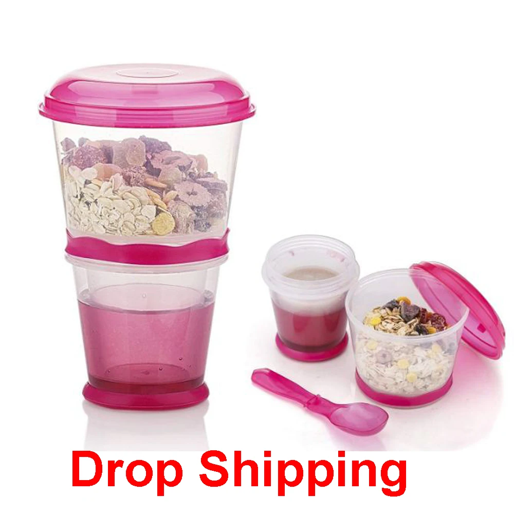 Бесплатная доставка креативные кофейная чашка для овсянка чашки PP Материал