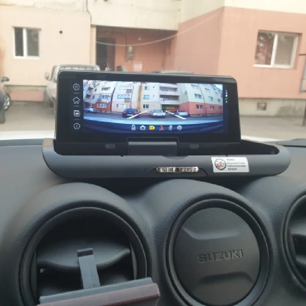 Автомобильный видеорегистратор 4G Android ADAS FHD 1080P с двумя объективами записывающее