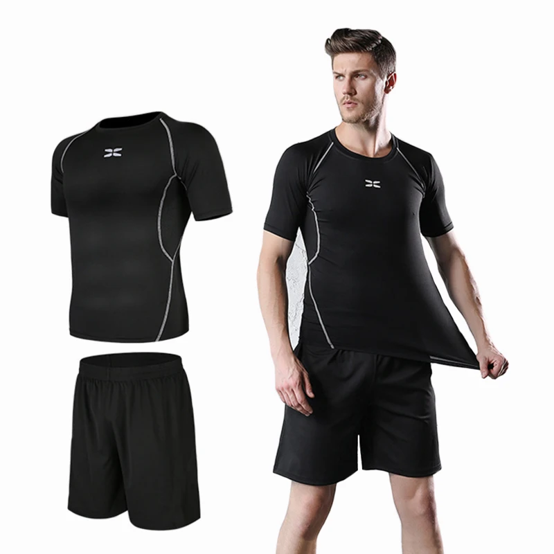Костюм спортивный Мужской Быстросохнущий повседневный комплект из 2 предметов