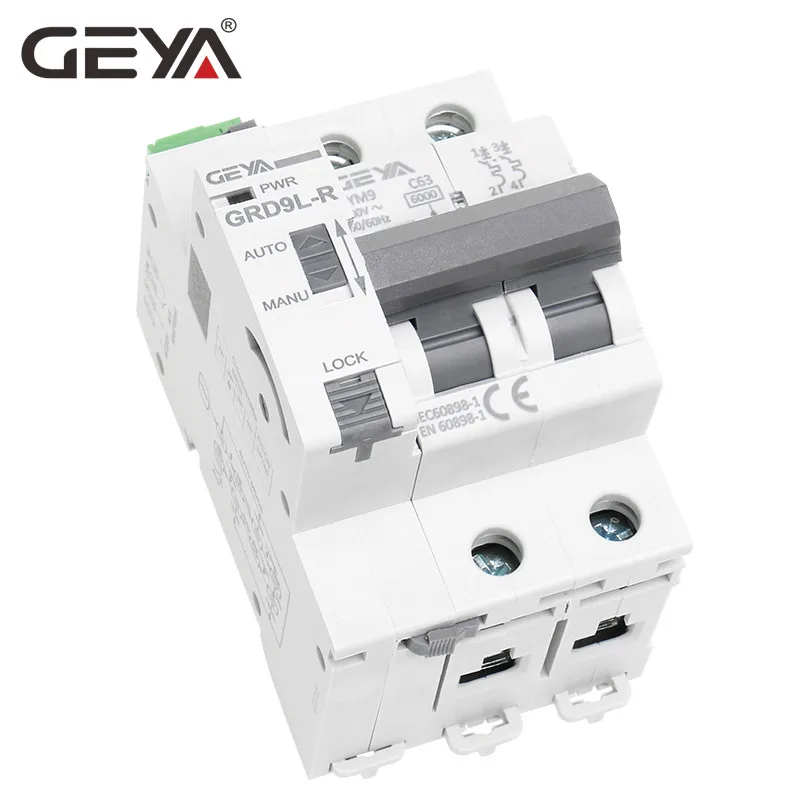 GEYA Din Rail автоматический выключатель АПВ Мини автомат защити GRD9L R GYM9 Американская