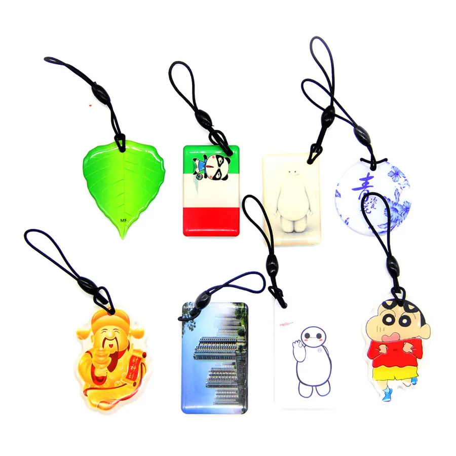 

UID S50 1K 13.56mhz Tag Keyfob Changeable Card RFID Rewritable Programable Waterproof Key Fob Keychain for Access Control 1pcs