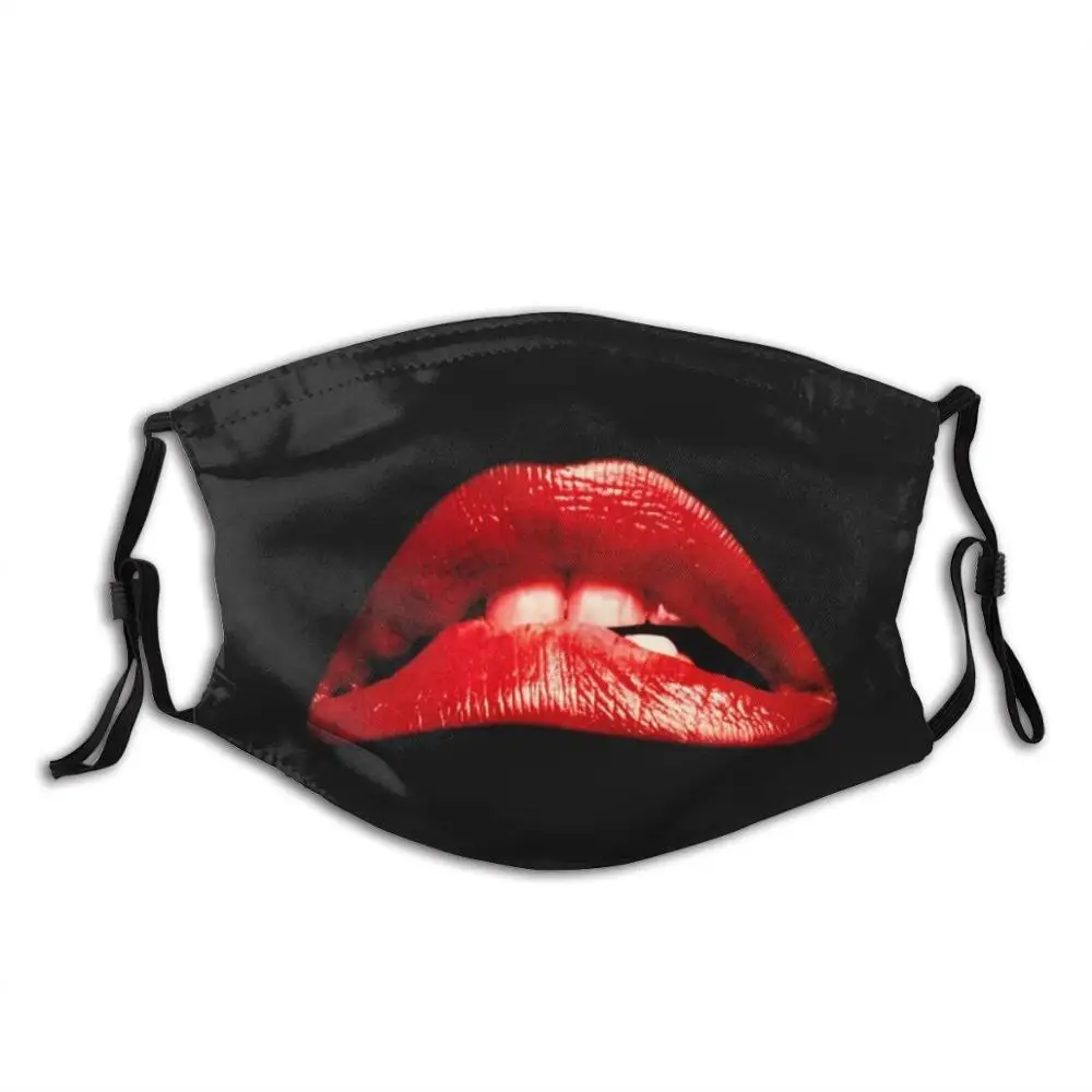 

Забавная крутая Тканевая маска Rocky Horro с изображением губ