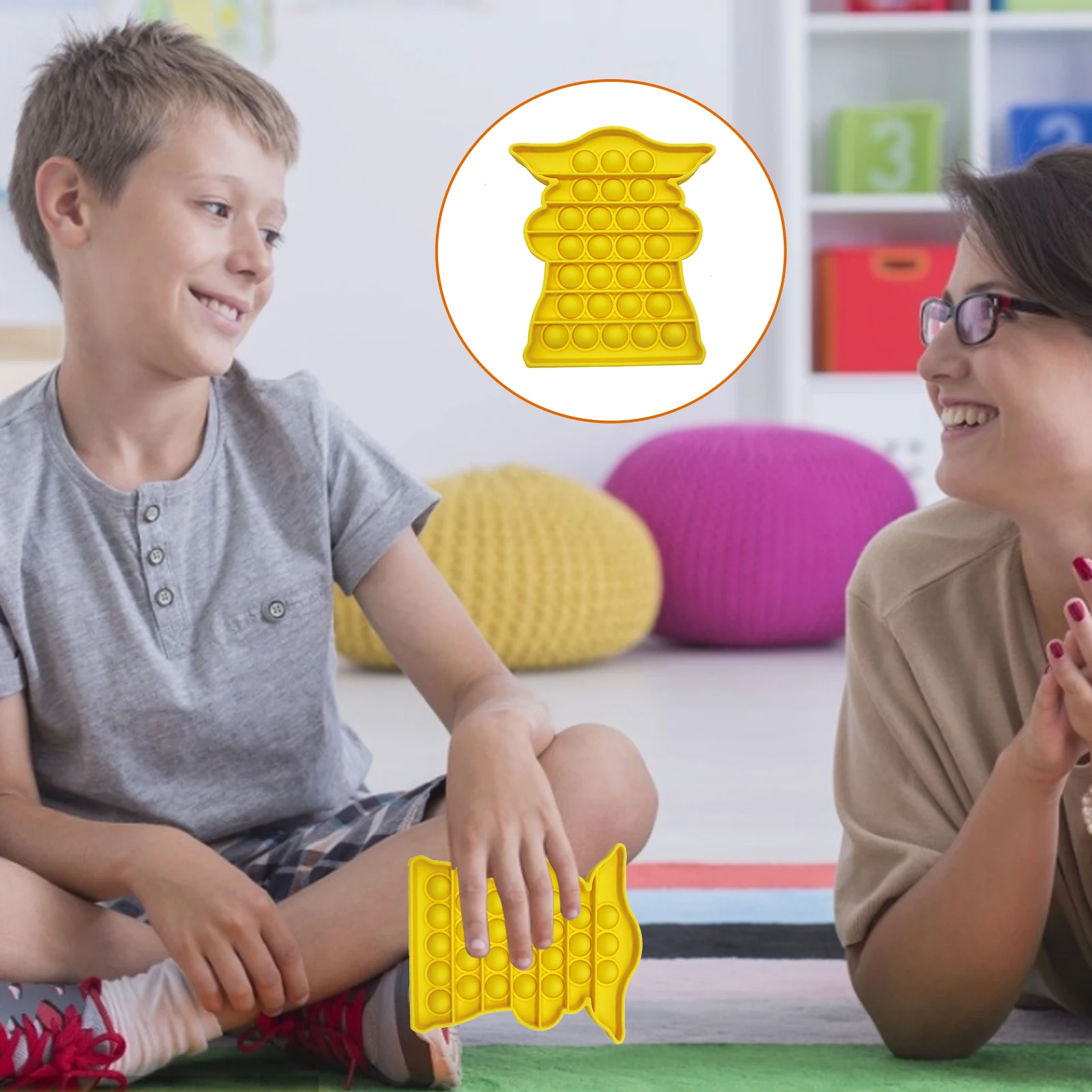 

Antistress Push Dimple Fidget Sensory Toy Stress Reliever Decompression Toy Stress-relieving Squeezing Sensory Toys