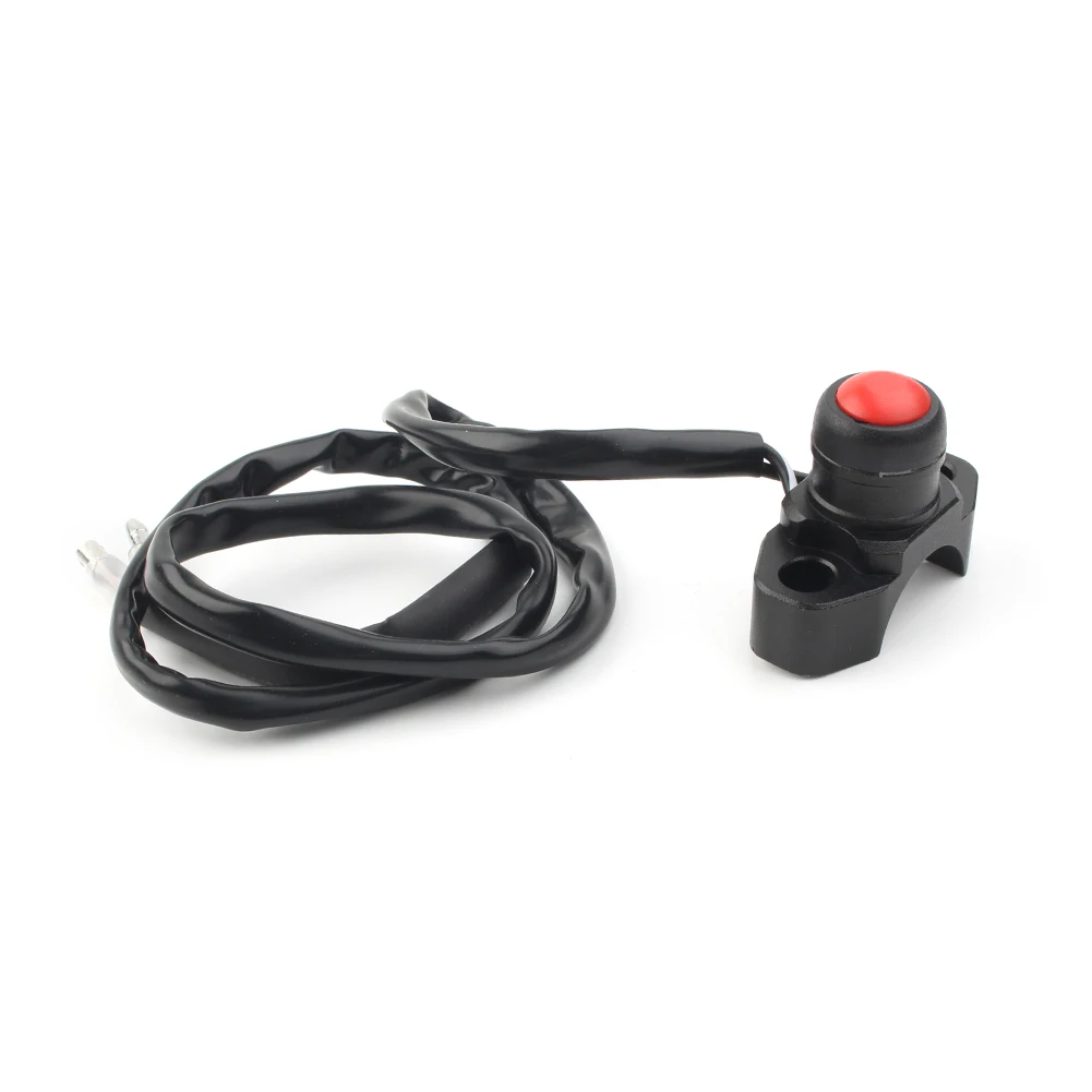 

Black Universal CNC Engine Stop Start Kill Switch Button for Most Dirt Bike Quad ATV